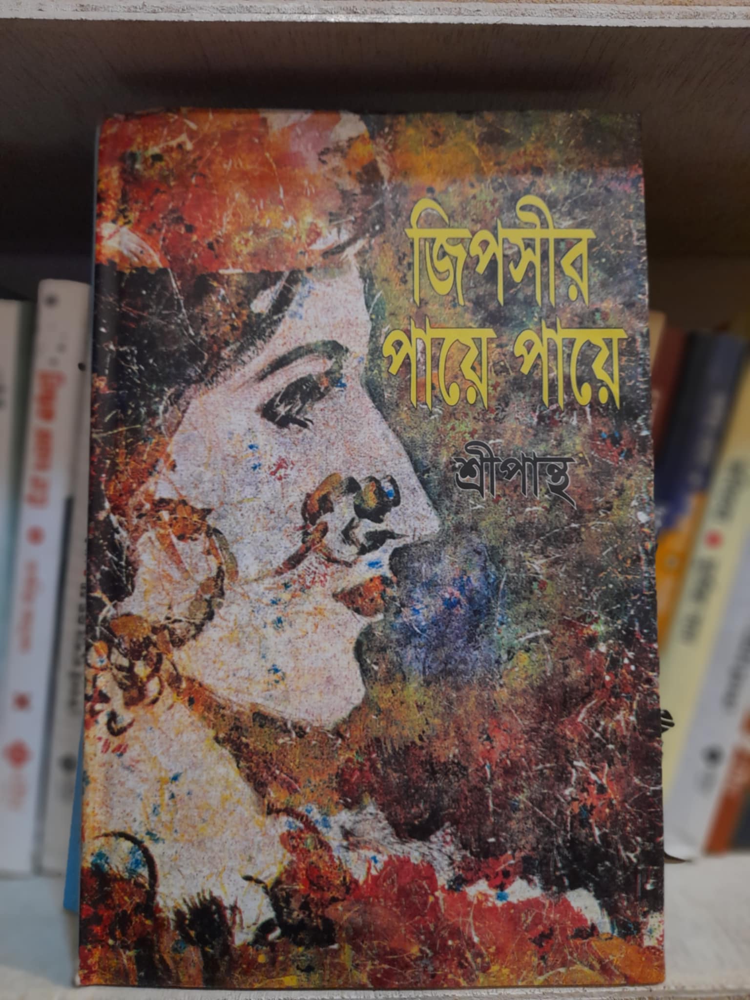 জিপসীর পায়ে পায়ে বইয়ের প্রচ্ছদ - শ্রীপান্থ
