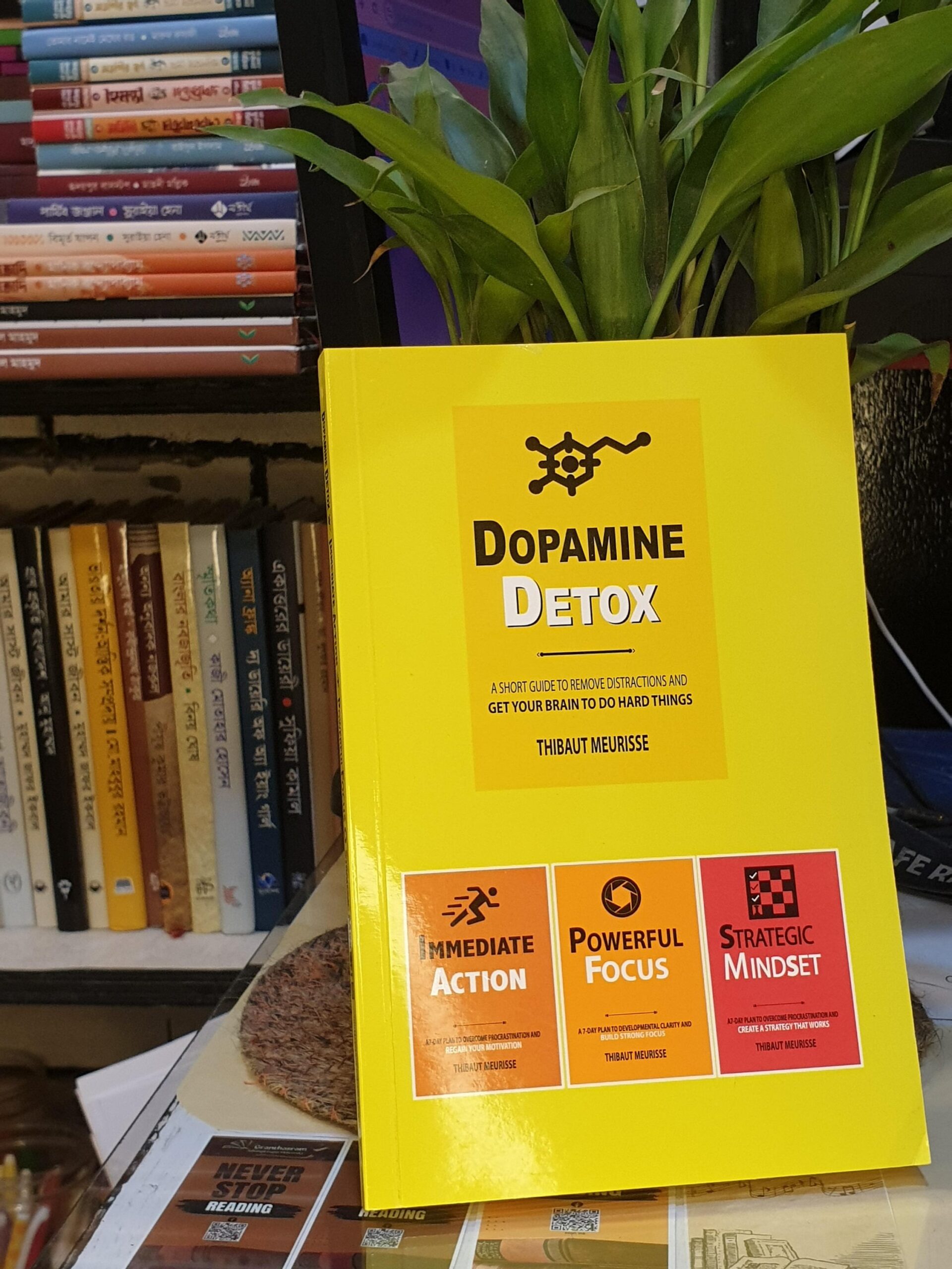 Dopamine Detox, Immediate Action, Powerful Focus, Strategic Mindset(4 Books set) - Thibaut Meurisse | LocalPrint/PaperBack 1 Dopamine Detox 4 Books Set by Thibaut Meurisse